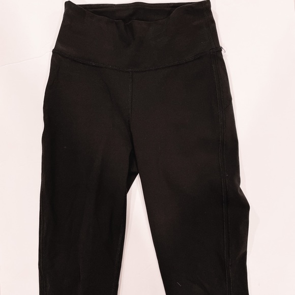 Lululemon Black Tye Mesh Leggings!! - Picture 4 of 11